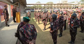 চট্টগ্রামে নির্বাচনি বেইজ ক্যাম্প পরিদর্শন করলেন বিজিবি মহাপরিচালক